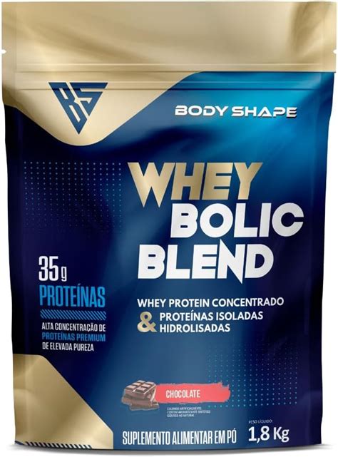 Whey Protein Bolic 1 8kg Concentrado Isolado E Hidrolisado 35g De