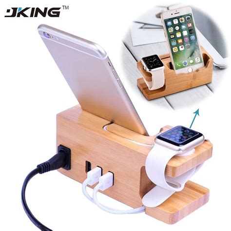 JKING Phone Charging Dock Station For Apple Watch For Iphone 7 7 Plus 6