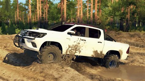 2016 TOYOTA HILUX OFF ROAD TEST 4x4 Mudding Hill Climbing