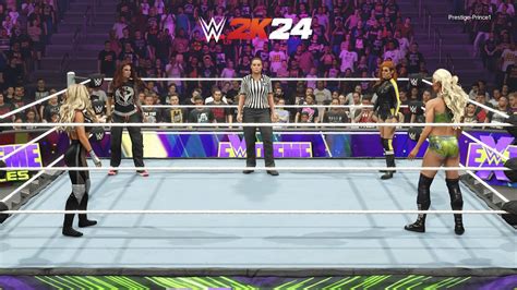 WWE 2K24 Trish Stratus Vs Charlotte Flair Vs Becky Lynch Vs Lita