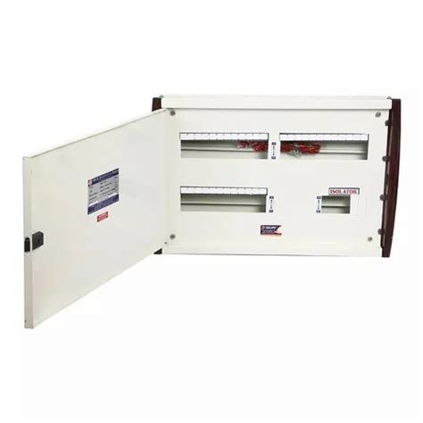 Selvo 12 Way 3 Phase Neutral Tpn Double Door Distribution Board With