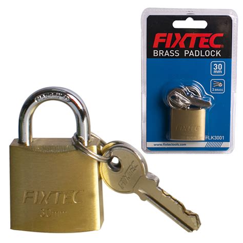 FIXTEC Brass Padlock