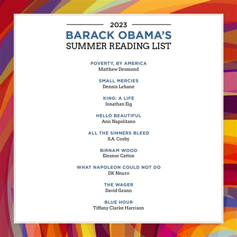 Falvey Library :: Flashback to Former President Barack Obama’s Past Summer Reading Lists