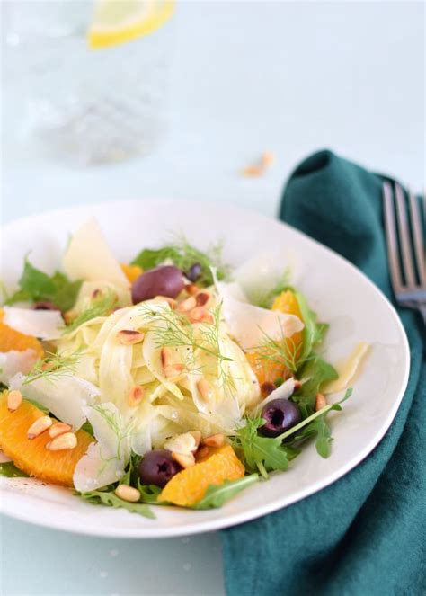 Venkelsalade Met Sinaasappel En Olijven De Lente Op Je Bord