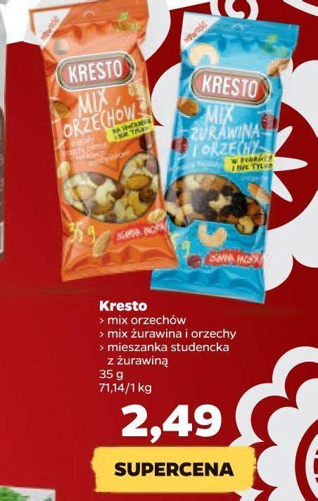 Promocja Mix orzechów prażonych kresto w Netto