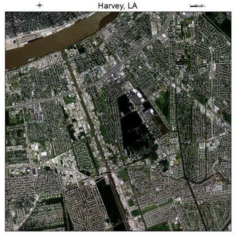 Aerial Photography Map of Harvey, LA Louisiana