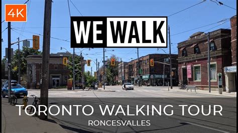 Toronto Roncesvalles Walking Tour 4k Youtube