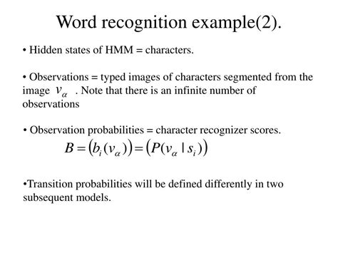 Ppt Introduction To Hidden Markov Models Powerpoint Presentation Free Download Id238481