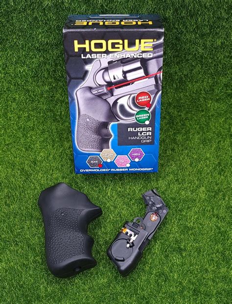 Hogue Red Laser Enhanced Grip For Ruger Lcr Overmolded Rubber Tamer 78080 743108780800 Ebay