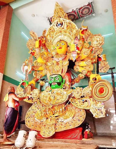 Elaborate Arrangements in Puri for Durga Puja