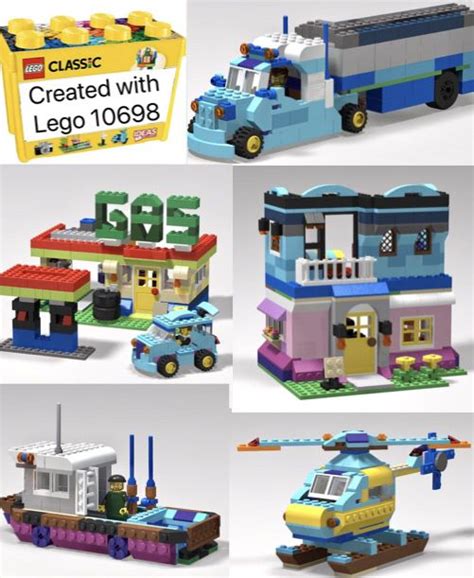 Lego classic 10698 ideas - DIY building instructions | Classic lego, Classic lego sets, Lego