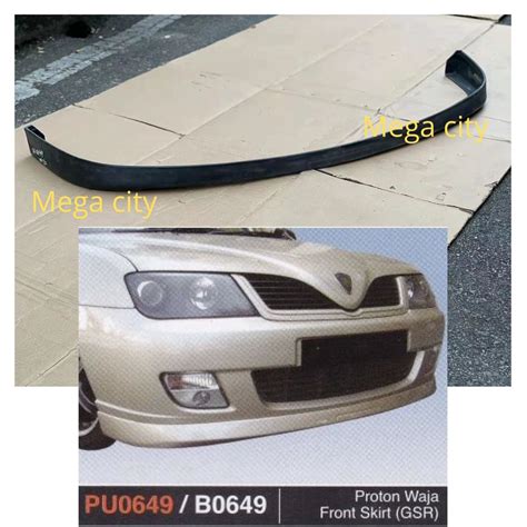 Front Skirt Waja Gsr Front Skirt Front Lip PU0649 Bodykit PU Depan