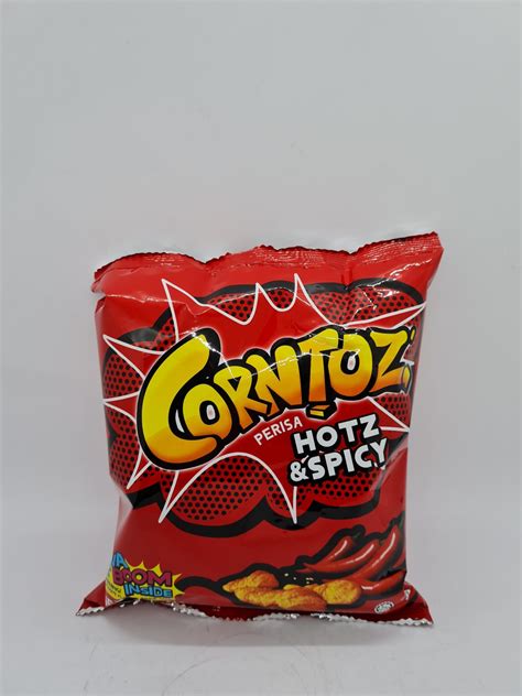 CORNTOZ HOT N SPICY Snack 50G Gular Mart