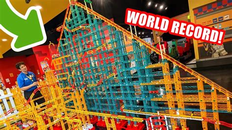 World's Largest LEGO Roller Coaster with 140ft/42m of Track!