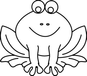 Frog Outline Clip Art at Clker.com - vector clip art online, royalty ...