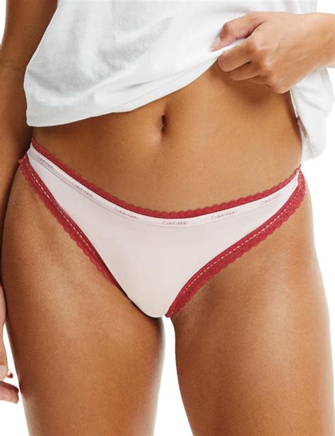 Calvin Klein Bottoms Up Refresh Pack Thong Belle Lingerie Calvin