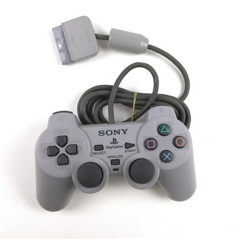 Like New Genuine Sony PlayStation 1 / 2 Controller Grey Analog Dual ...