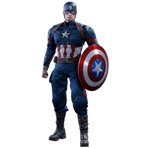 Hot Toys Marvel Captain America Civil War Captain America 12 Inch Figure Merchandise Zavvi