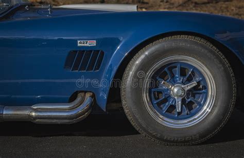 Classic Rare American Muscle Car, Blue Ford Shelby Cobra 427 in ...