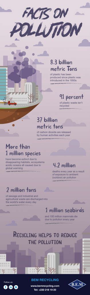 Infographic : Facts & Figures about Worldwide Pollution | BEM Recycling