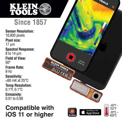 Klein Tools Puts A Thermal Imaging Camera On Your IPhone