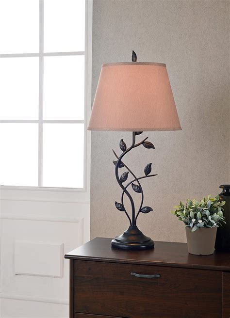 Kenroy Home Orb Ashlen Table Lamps Large Oil Rubbed Bronze Finish