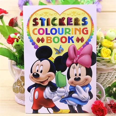 Disney Karikat R K Zlar Dondurulmu Boyama Kitab Mickey Minnie Izim