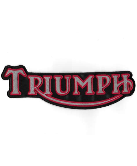 Embroidered Badge Patch Sew On Mmx Mm Triumph Motorcycles