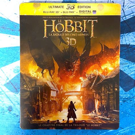 Le Hobbit la Bataille des Cinq Armées Steelbook Exacash