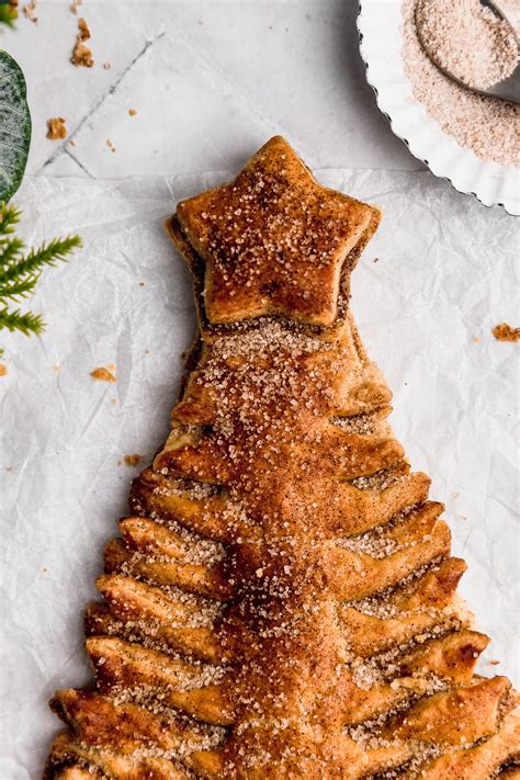 Cinnamon Sugar Puff Pastry Christmas Tree Recipe Cravings Journal