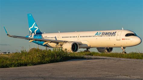 Air Transat A321 Neo Holding Short Of Rwy 06 At Toronto Pearson On 24