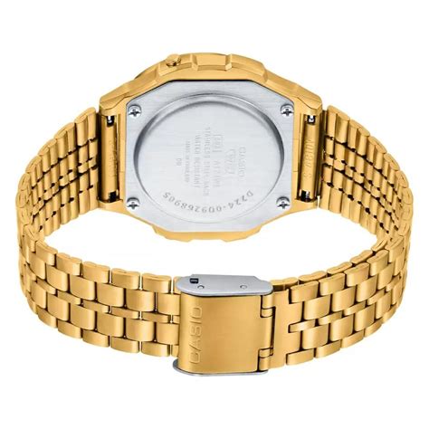 Rel Gio Casio Masculino Ref A Weg Adf Vintage Dourado Dourado