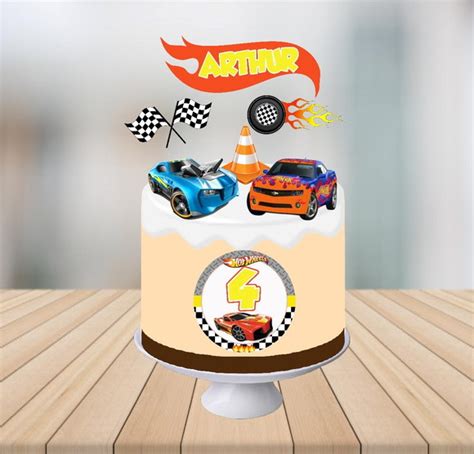 Topo De Bolo Hot Wheels Elo Produtos Especiais