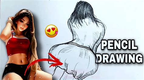 Beautiful Girl Drawing Tutorial Pencil Drawing Technique Female