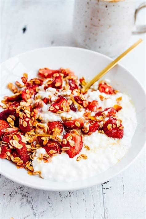 Roasted Strawberry Cottage Cheese Bowl Artofit