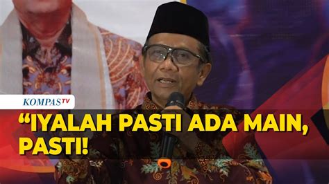 Mahfud Md Sebut Ada Main Belakang Di Putusan Pn Jakpus Soal Penundaan