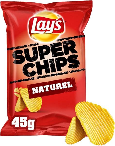 Lay S Super Chips Naturel Gr Bol