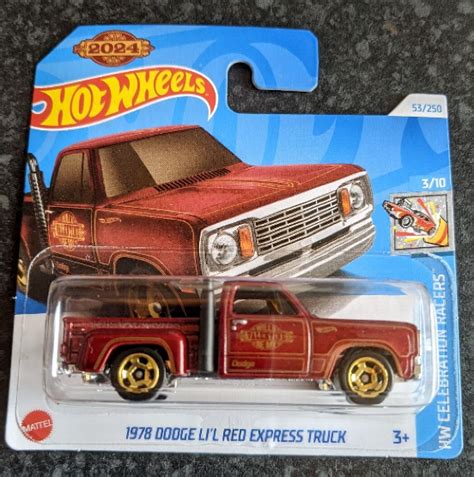 HOT WHELLS HRY97 1978 DODGE LI L RED EXPRESS TRUCK 1 64 HOT WHEELS