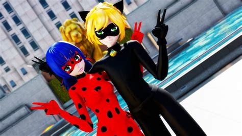 【mmd×miraculous】never Look Back【ladybug×chat Noir】【60fps】 Youtube