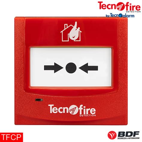 Pulsante Indirizzato Rosso Tecnofire Bdf Sicurezza Latina S R L