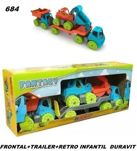 Const Frontal Trailer Retro Infantil Caja Video Vacc