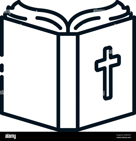 Christian and catholic bible symbol vector design Stock Vector Image ...