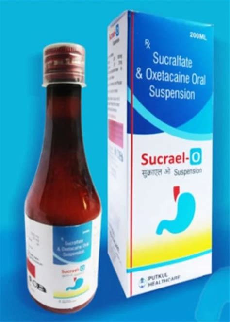 Sucralfate Oxetacaine Oral Suspension Ml At Rs Bottle In