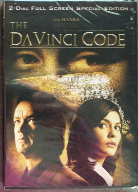 The DaVinci Code DVD 2006 2 Disc Set Full Screen Special Edition Da