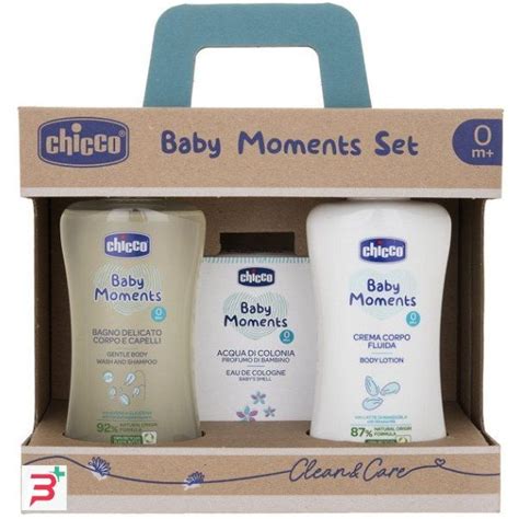 CHICCO BABY MOMENTS SET BAGNO DELICATO CORPO CAPELLI PELLI DELICATE 200