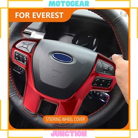 Motogear Carbon Fiber Steering Wheel Cover Trim Frame Decorator Sticker