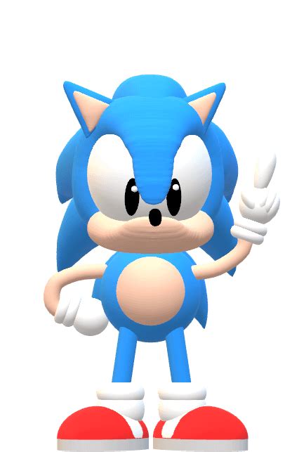 Sonic 3D Models : r/Paint3D