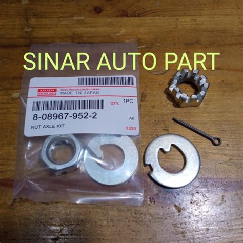 Jual SAP NUT AXLE KIT MUR RODA DEPAN SET ISUZU PANTHER Shopee Indonesia