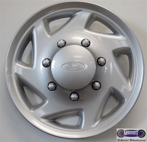 7030a Hubcap 16 98 11 Ford Van E250 E350 E450 7 Angled Spokes