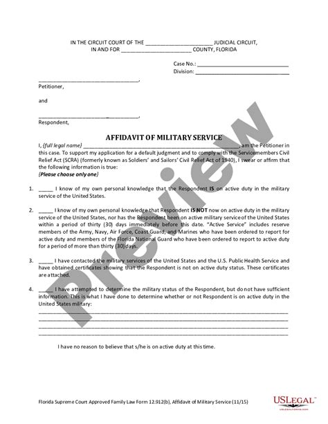 Affidavit Of Non Service Template